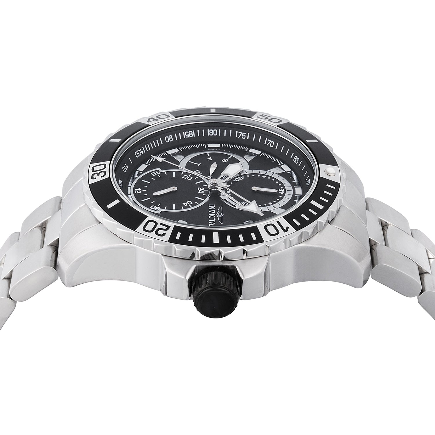 Invicta Pro Diver Quartz Black Dial Watch For Gents - 45745