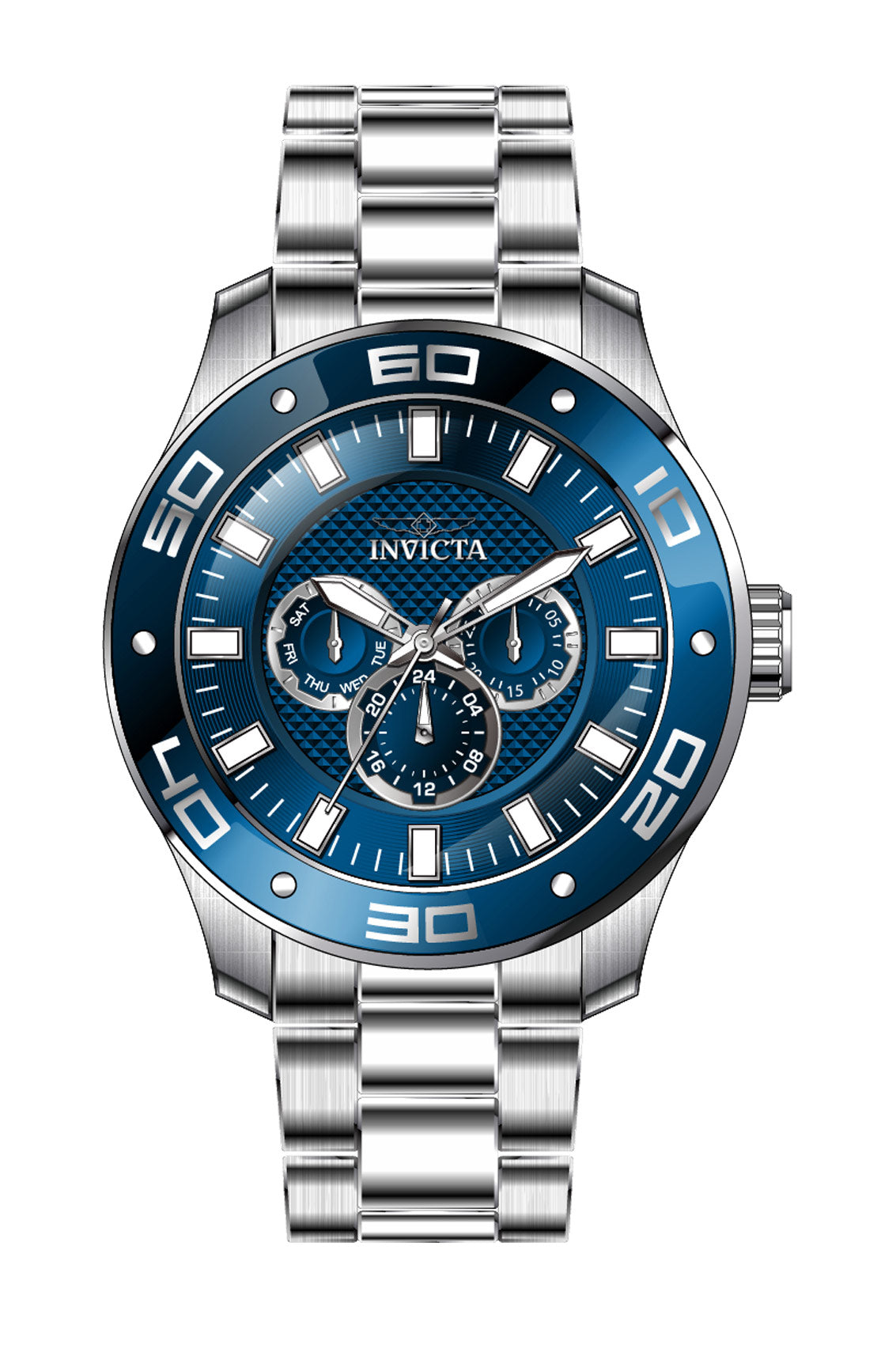 Invicta Pro Diver Blue Dial Mens Watch - 45757