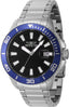 Invicta Analog Black Dial Men's Stainless Steel Watch-46064