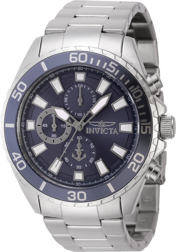 Invicta Ocean Voyage Quartz Blue Dial Analog Watch For - Gents 46282