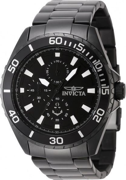 Invicta Ocean Voyage Quartz Black Dial Analog Watch For - Gents 46284