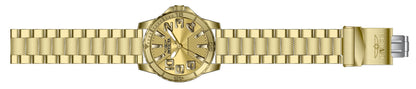 Invicta Stainless Steel Analogue Gold Dial Mens Watch-46306, Band Color-Gold