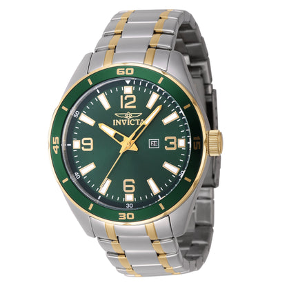Invicta Pro Diver Green Dial Mens Quartz Watch - 46671