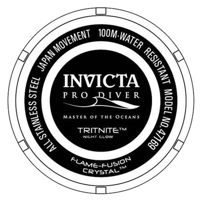 Invicta Pro Diver Orange Dial Mens Quartz Watch - 47169