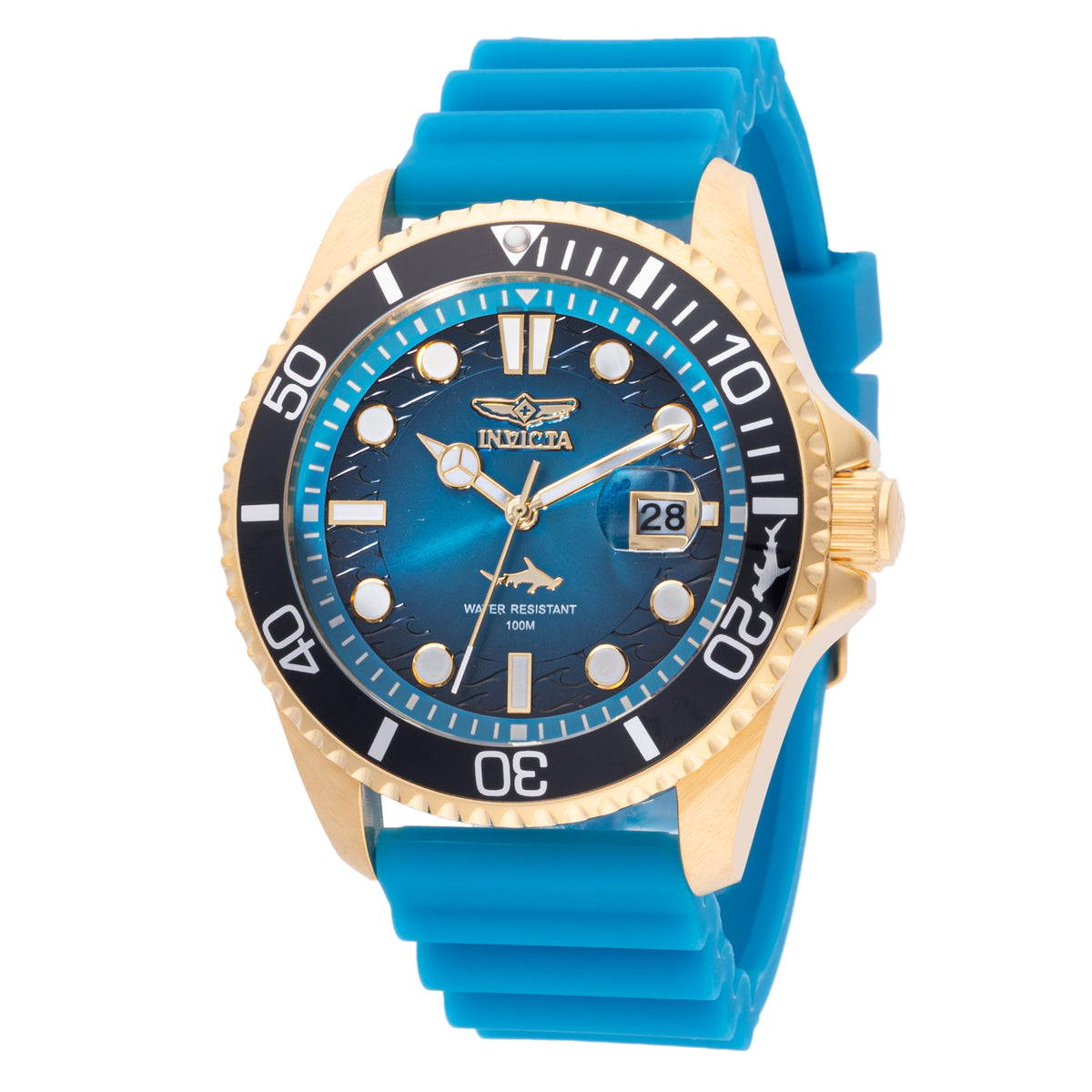 Invicta Pro Diver Blue Dial Mens Quartz Watch - 47170