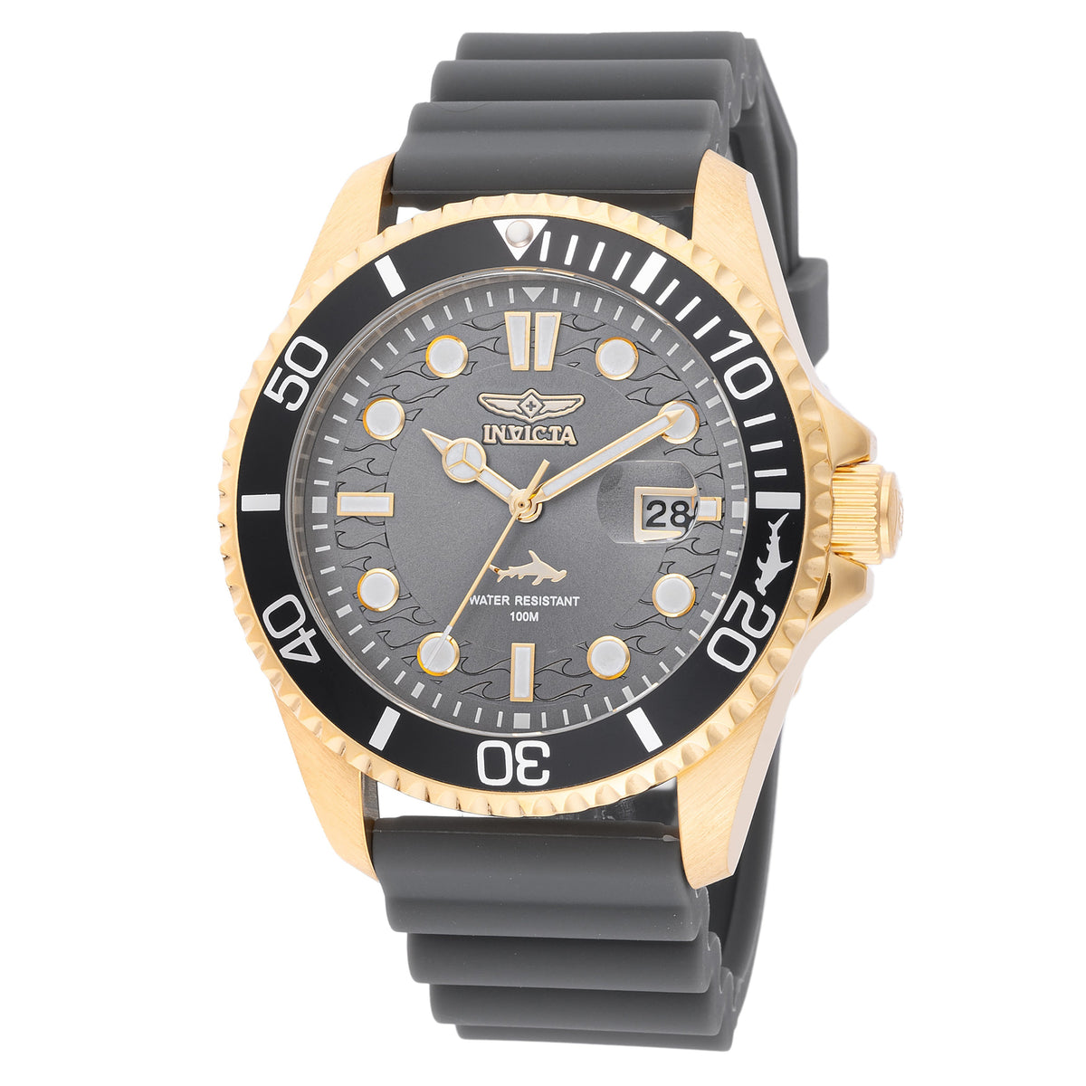 Invicta Pro Diver Charcoal Dial Mens Quartz Watch - 47171