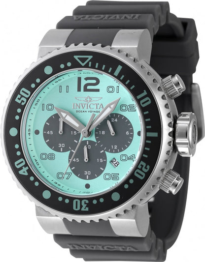 Invicta Pro Diver Quartz Grey, Turquoise Dial Analog Watch For - Gents 47196