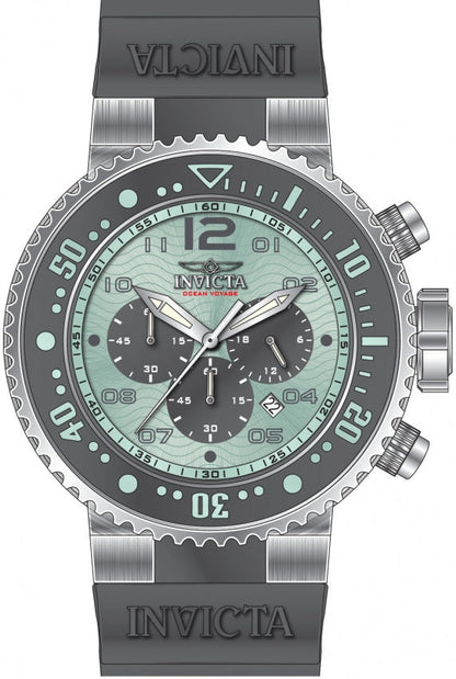 Invicta Pro Diver Quartz Grey, Turquoise Dial Analog Watch For - Gents 47196