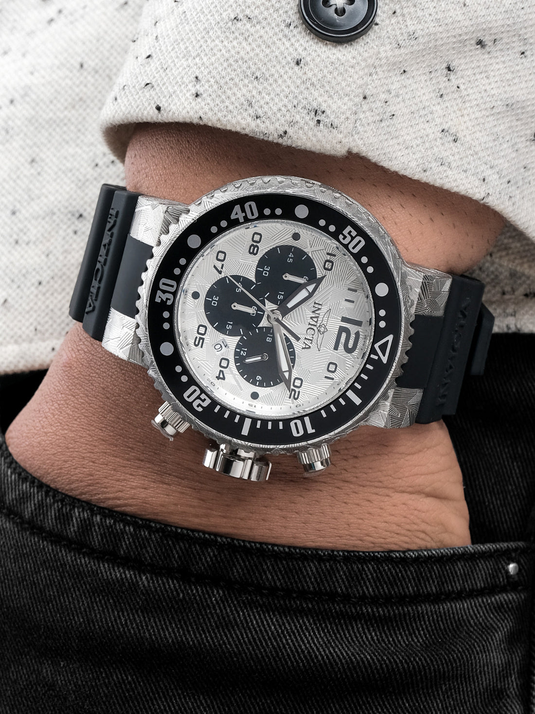 Invicta Pro Diver Quartz Multi Dial Analog Watch For - Gents 47198