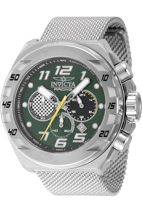 Invicta Racing Analog Green Dial Mens Watch - 47200
