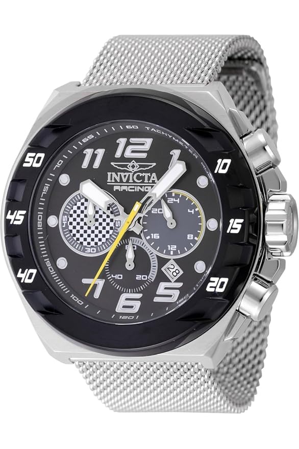 Invicta Racing Analog Black Dial Mens Watch - 47203