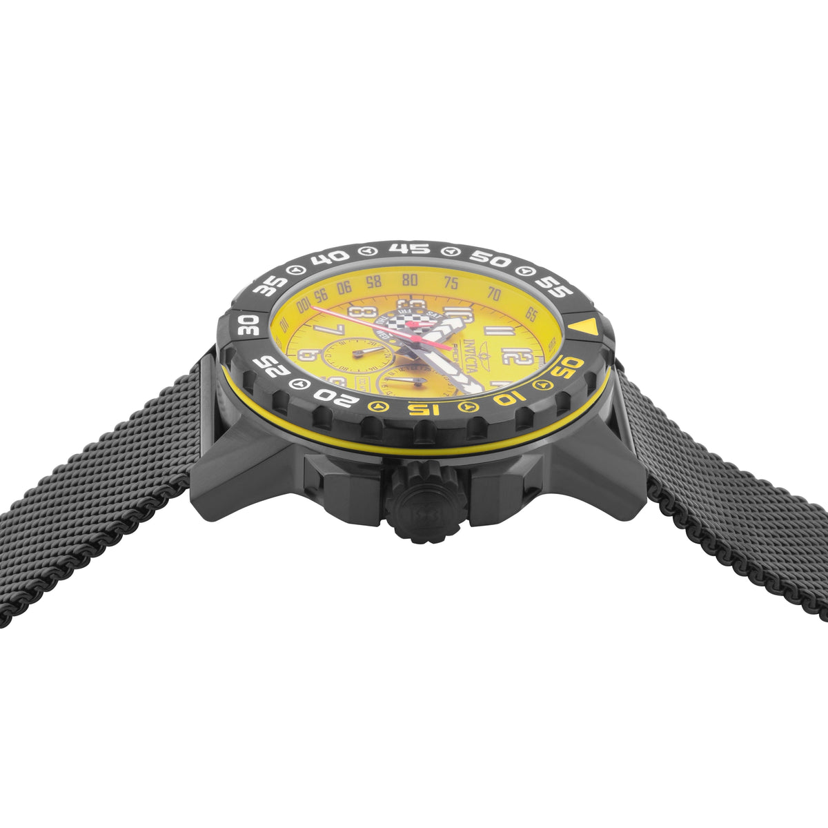 Invicta Racing Quartz Yellow Dial Gents Watch -   47215