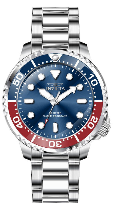 Invicta Pro Diver Blue Dial Mens Quartz Watch - 47219