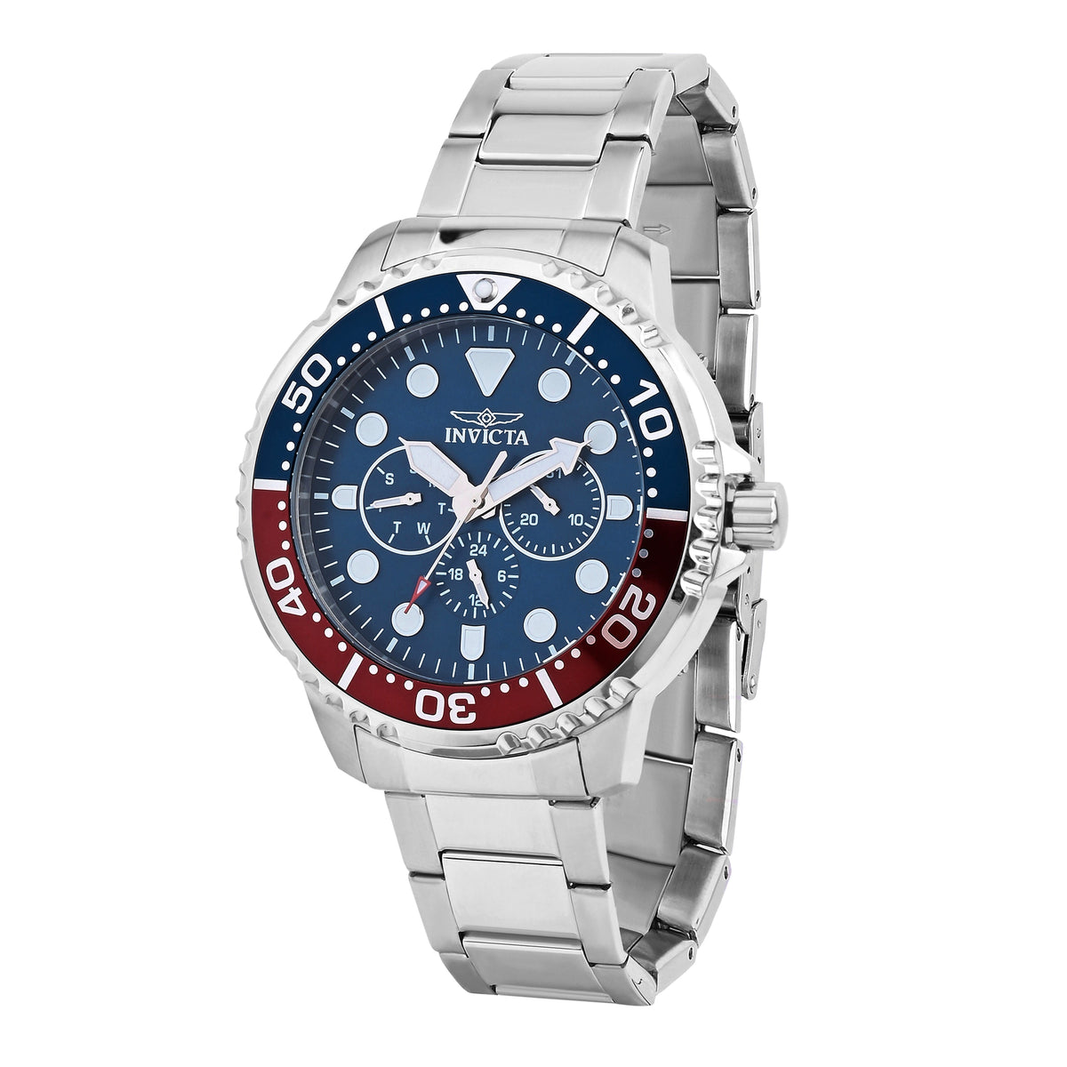Invicta Pro Diver Quartz Blue Dial Gents Watch -   47227