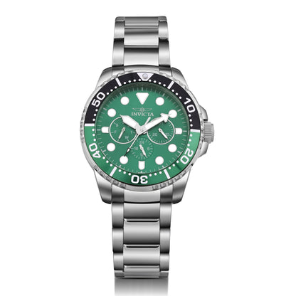 Invicta Pro Diver Quartz Green Dial Gents Watch -   47228