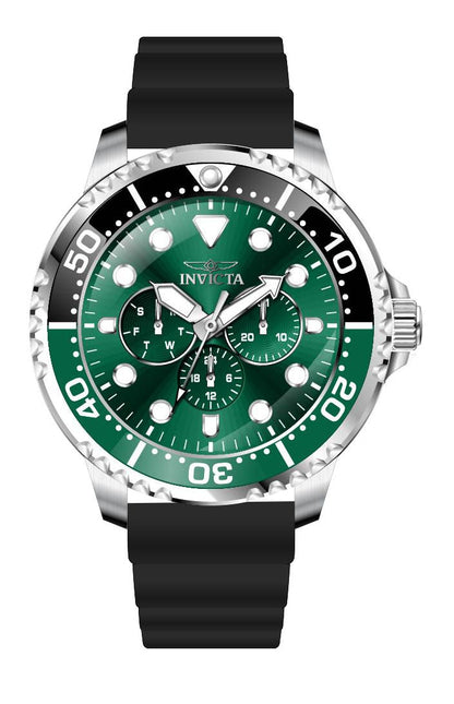 Invicta Pro Diver Green Dial Mens Quartz Watch - 47232