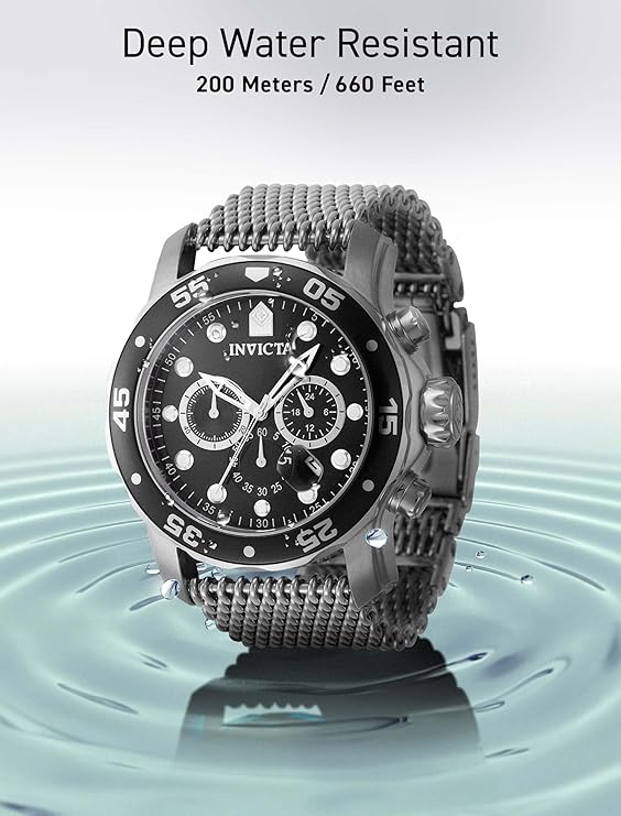 Invicta Pro Diver Analog Black Dial Mens Watch - 47236