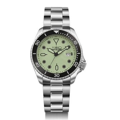 Invicta Pro Diver Quartz Luminous Green Dial Gents Watch -   47305