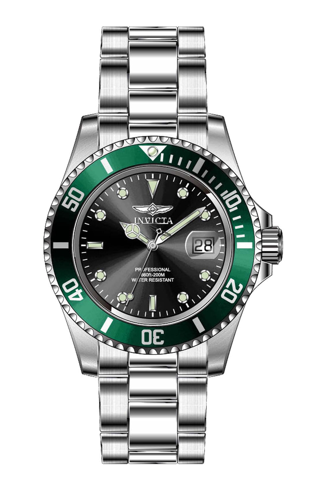 Invicta Pro Diver Black Dial Men&
