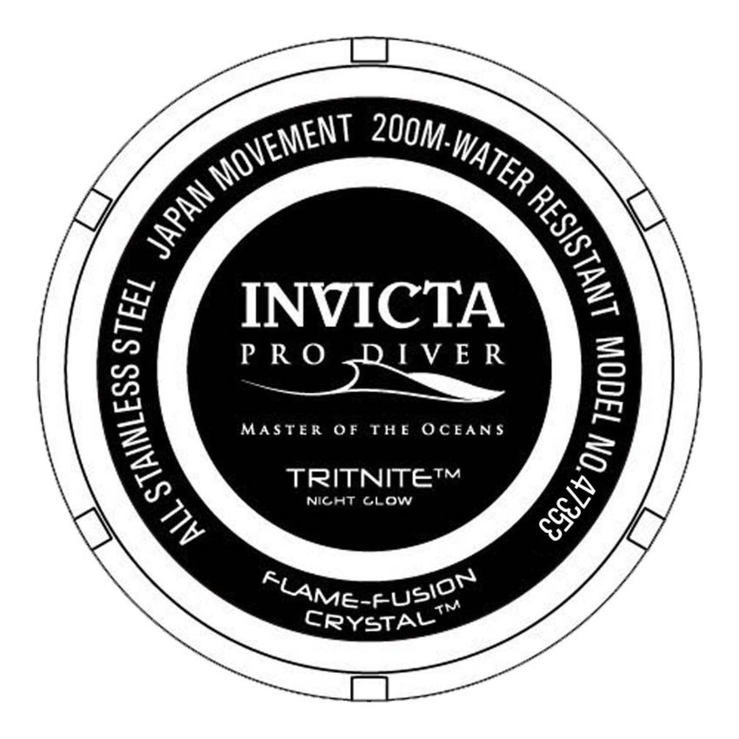 Invicta Pro Diver Black Dial Men&