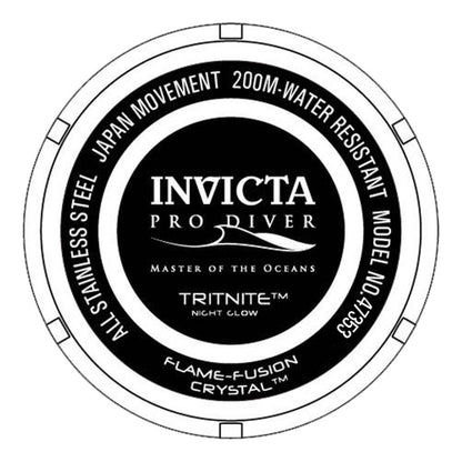 Invicta Pro Diver Black Dial Men&