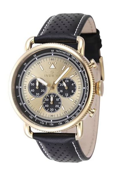 Invicta Speedway Analog Gold Dial Mens Watch - 47365