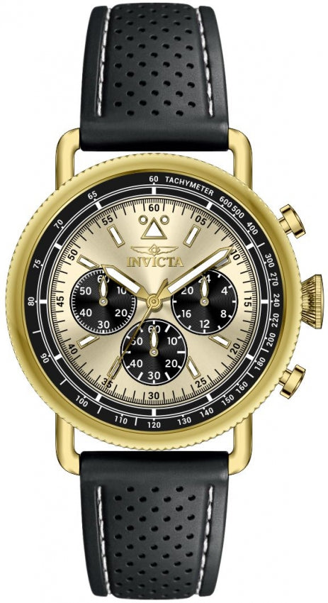 Invicta Speedway Analog Gold Dial Mens Watch - 47365