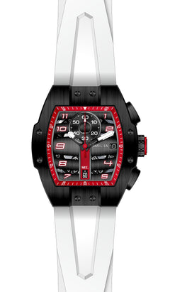 Invicta Silicone Racing Quartz Multi Dial, Band Color White Analog Watch - For Men 47372