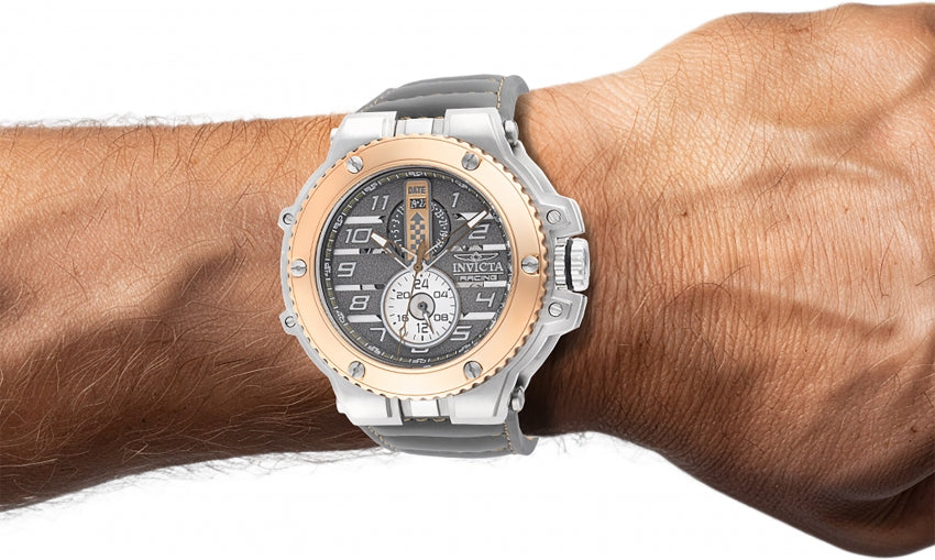 Invicta Racing Analog Grey Dial Mens Watch - 47381