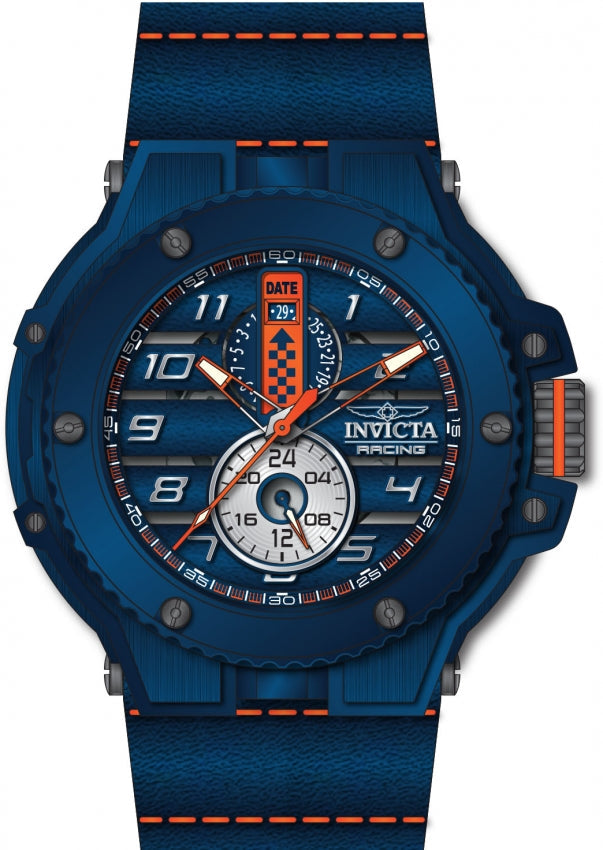 Invicta Racing Analog Blue Dial Mens Watch - 47382