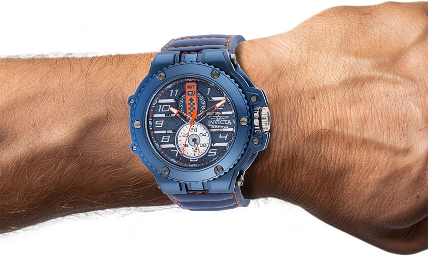 Invicta Racing Analog Blue Dial Mens Watch - 47382
