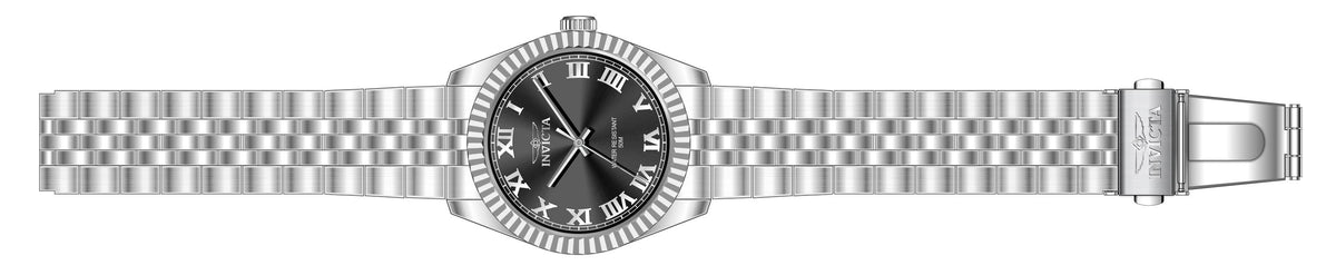 Invicta Stainless Steel Analogue Black Dial Mens Watch-47396, Band Color:Silver