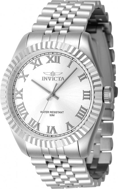 Invicta Specialty Quartz Silver Dial Analog Watch For Gents - 47397