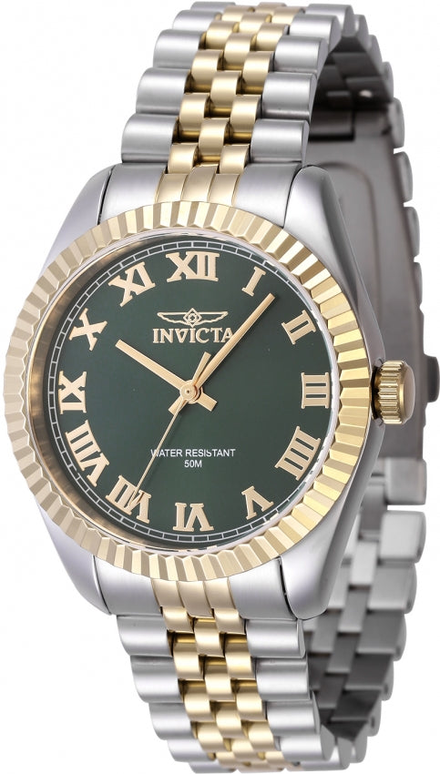 Invicta Specialty Quartz Caliber PC21 Movement Green Dial Analog Watch For - Ladies 47415