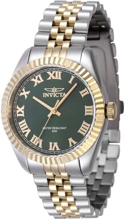 Invicta Specialty Quartz Caliber PC21 Movement Green Dial Analog Watch For - Ladies 47415