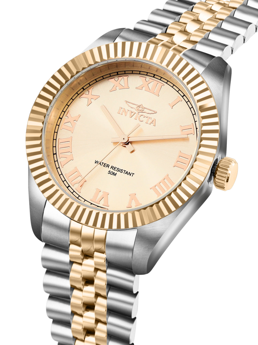 Invicta Specialty Quartz Caliber PC21 Movement Gold Dial Analog Watch For - Ladies 47416