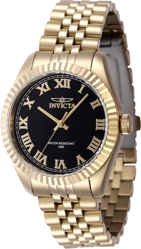 Invicta Specialty Quartz Caliber PC21 Movement Black Dial Analog Watch For - Ladies 47417