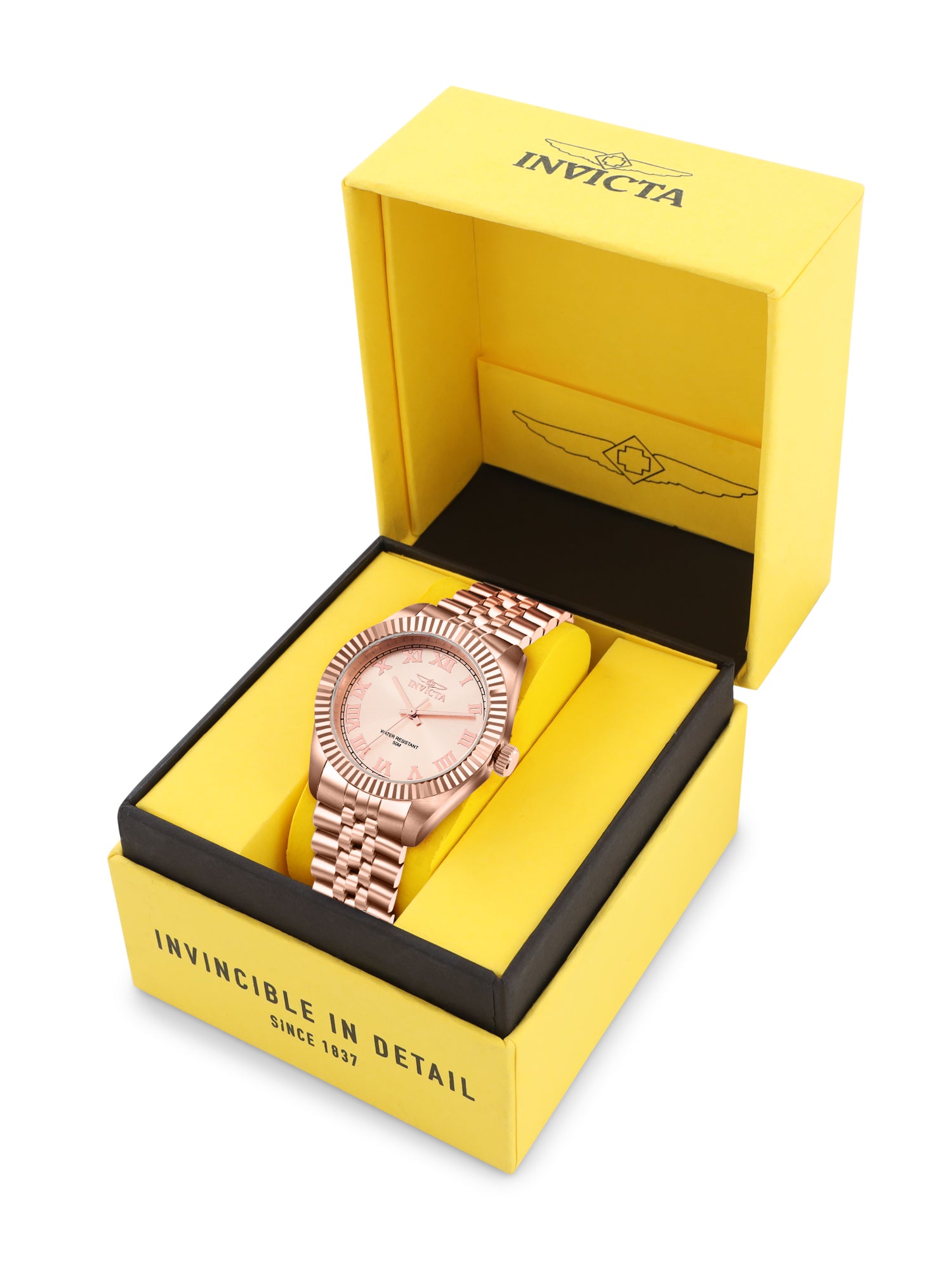 Invicta Specialty Quartz Caliber PC21 Movement Rose Gold Dial Analog Watch For - Ladies 47419