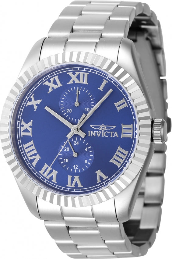 Invicta Specialty Quartz Blue Dial Analog Watch For Gents - 47423