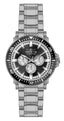 Invicta Stainless Steel Analogue Black Dial, Band Color Silver Men's Watch-47513