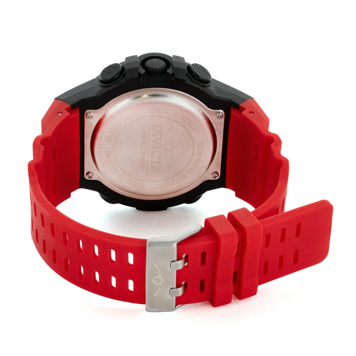 Invicta Racing Black Dial Mens Quartz Watch - 47528