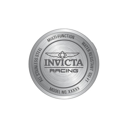 Invicta Leather Racing Quartz Multi Dial, Band Color Black Analog Watch - For Men 47533