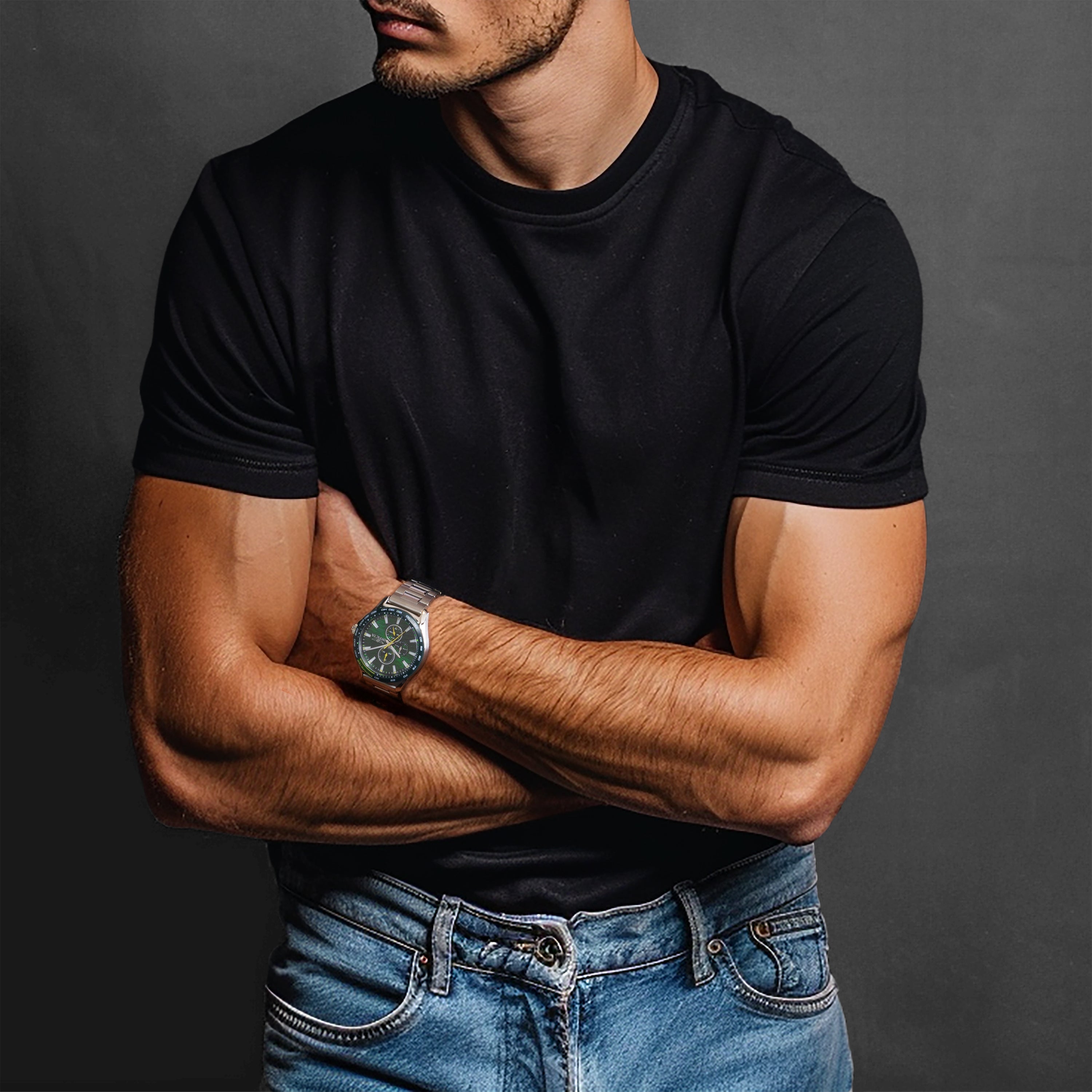 Invicta Racing Green Dial Men&
