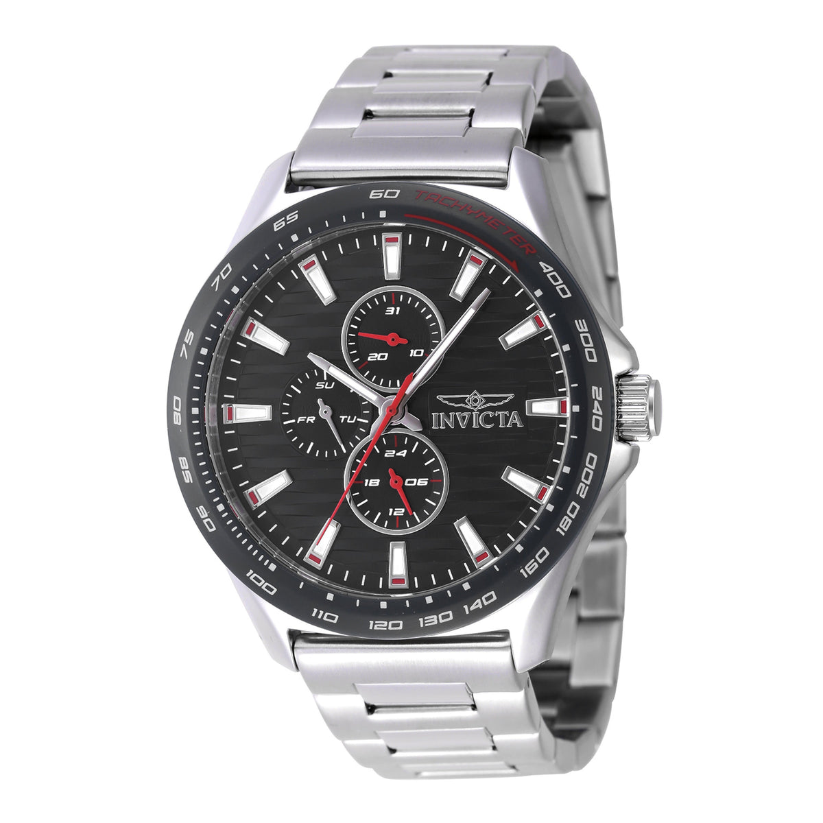 Invicta Racing Black Dial Mens Quartz Watch - 47550