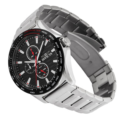 Invicta Racing Black Dial Mens Quartz Watch - 47550