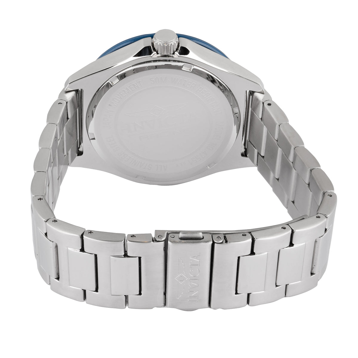 Invicta Stainless Steel Analogue Blue Dial Mens Watch-47551