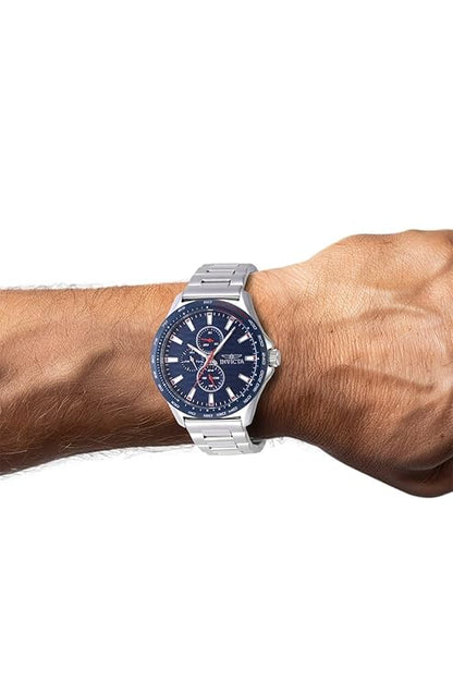 Invicta Stainless Steel Analogue Blue Dial Mens Watch-47551