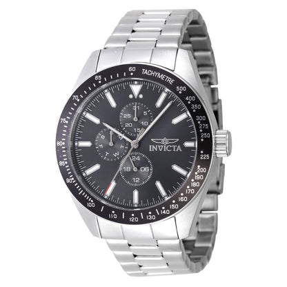 Invicta Stainless Steel Aviator Quartz Blackdial Analog Watch - For Men 47592