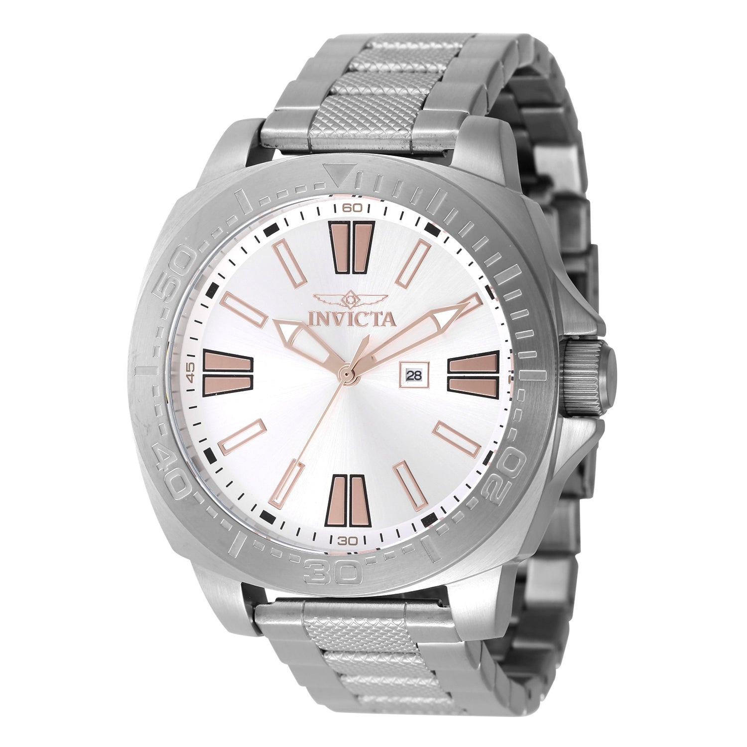 Invicta Analogue Silver Dial Men&