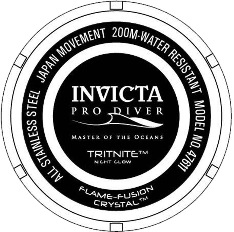 Invicta Pro Diver Quartz Blue Dial Analog Watch for Men - 47611